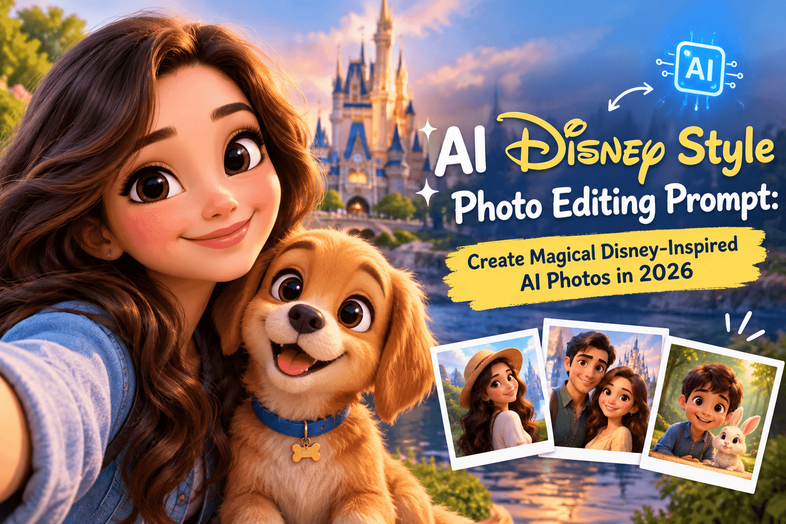 AI Disney Style Photo Editing Prompt: Create Magical Disney-Inspired AI Photos in 2026